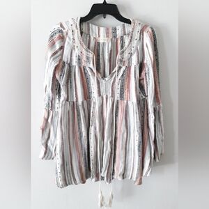 Altar'd State Rayon Beaded Blouse